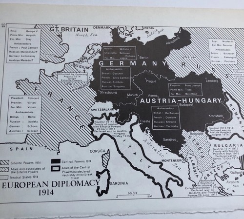 Mappa della prima guerra - della,