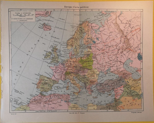 1928 europa - (mappa, politica)