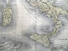 1866 Mappa della Bassa Italia