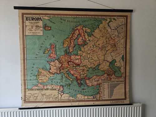 Rara antica mappa europa - mappa, d'europa
