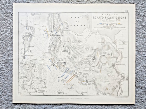 1848 antica mappa raffigurante - antica,
