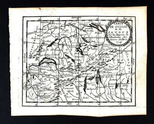 1714 mappa buffier svizzera - mappa,