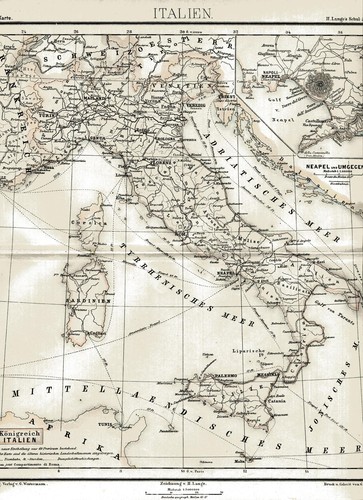 Italia mappa politica - italia.,