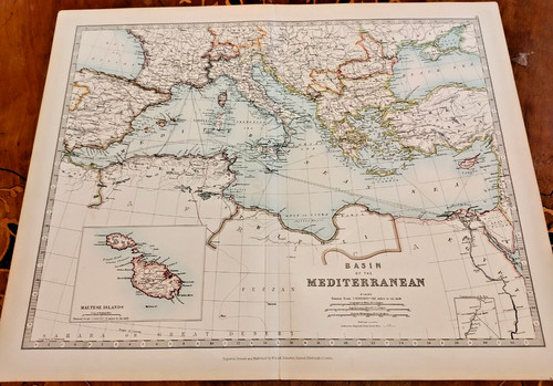 C1900 johnston colour atlas - johnston,