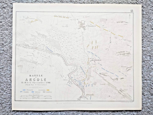 Antica mappa del - 1848, che