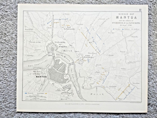 Antica mappa del 1848 - , che