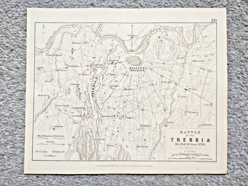 1848 antica mappa che mostra - 1848,
