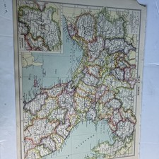 1928 Mappa d'Italia Nord, Sud